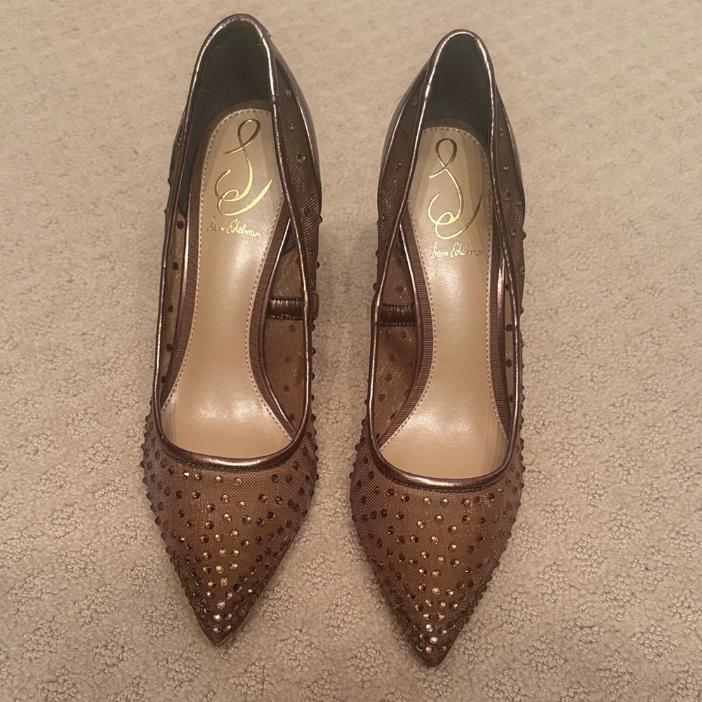 Sam Edelman Hazel Mesh Pointed Toe Pump